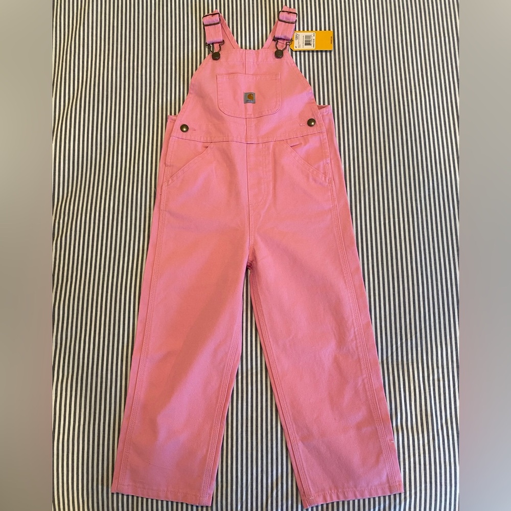 Carhartt Pink Overalls NWT